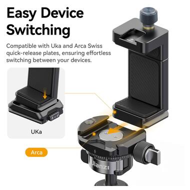 Держатель для телефона Ulanzi MA33 Phone Holder Black (M022) фото №8