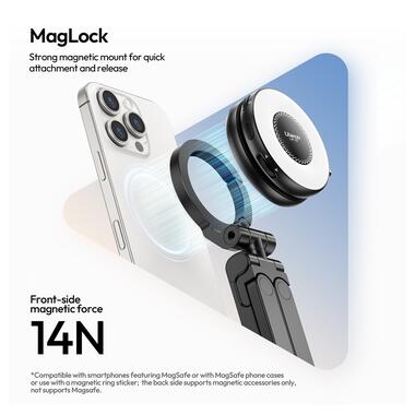 Держатель для телефона Ulanzi MA88 MagLock Phone Holder Mount Black (S055) фото №13