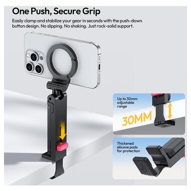 Держатель для телефона Ulanzi MA88 MagLock Phone Holder Mount Black (S055) фото №9