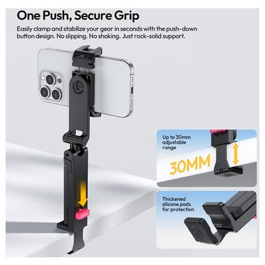 Держатель для телефона штатив Ulanzi MA89  MagLock Phone Holder Tripod Black (T169) фото №4