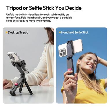 Держатель для телефона штатив Ulanzi MA89  MagLock Phone Holder Tripod Black (T169) фото №5