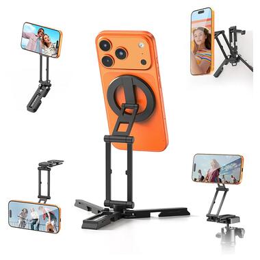 Держатель для телефона Ulanzi SK29 Foldable Phone Stand(Magnetic) Black (M101) фото №3