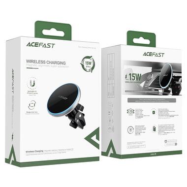 Автодержатель для телефона ACEFAST D3 magnetic wireless charging car holder Silver (6974316280446) фото №6