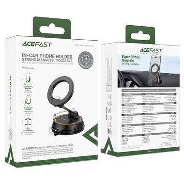 Автомобильный держатель для телефона ACEFAST D55 magnetic car holder for dashboard Black (6974316284338) фото №2