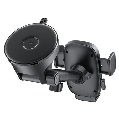 Автодержатель для телефона ACEFAST D57 one-key lock car holder for dashboard Black (6974316284727) фото №5