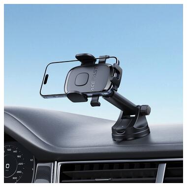 Автодержатель для телефона ACEFAST D57 one-key lock car holder for dashboard Black (6974316284727) фото №6