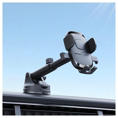 Автодержатель для телефона ACEFAST D57 one-key lock car holder for dashboard Black (6974316284727) фото №7