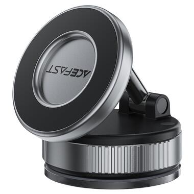 Автодержатель для телефона ACEFAST E28 manual suction cup magnetic Phone holder Metal Gray (6974316284833) фото №5