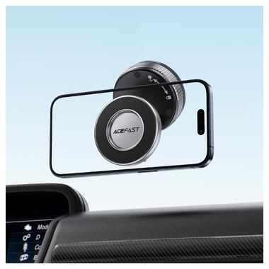 Автодержатель для телефона ACEFAST E28 manual suction cup magnetic Phone holder Metal Gray (6974316284833) фото №8