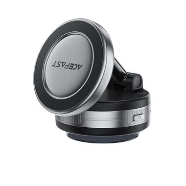 Автодержатель для телефона ACEFAST E30 Electric Suction cup magnetic Phone holder Metal Gray (6974316284864) фото №7