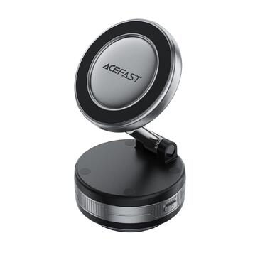 Автодержатель для телефона ACEFAST E30 Electric Suction cup magnetic Phone holder Metal Gray (6974316284864) фото №1