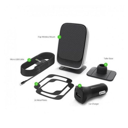 Автоутримувач для смартфону iOttie Car and Desk Holder Wireless Fast Charging Black (HLCRIO133) фото №8