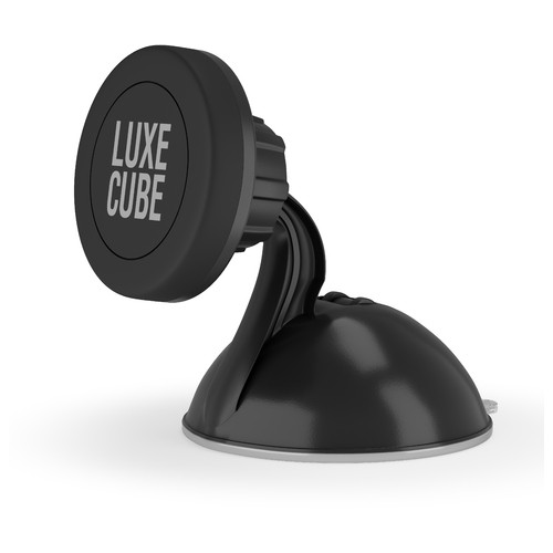 Тримач магнітний універсальний Luxe Cube чорний (4826668690010) фото №1