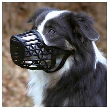 Намордник для собак Trixie пластиковий для бернського зенненхунда XL 35 см (4011905176079) фото №2