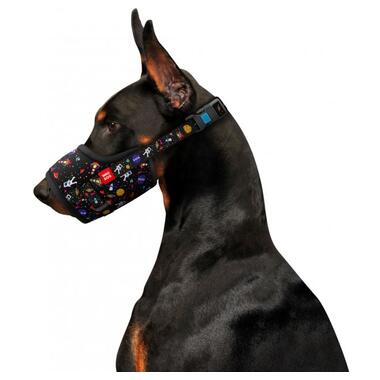 Намордник для собак WAUDOG Nylon, малюнок NASA, пластиковий фастекс, розмір 2, 19-26 см (5389) (4823089325217) фото №3