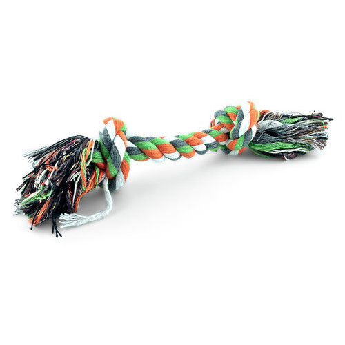 Іграшка для собак Мотузка з 2 вузлами, бавовна Y096 фото №1