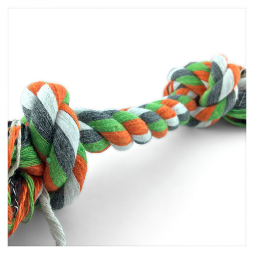 Іграшка для собак Мотузка з 2 вузлами, бавовна Y096 фото №2