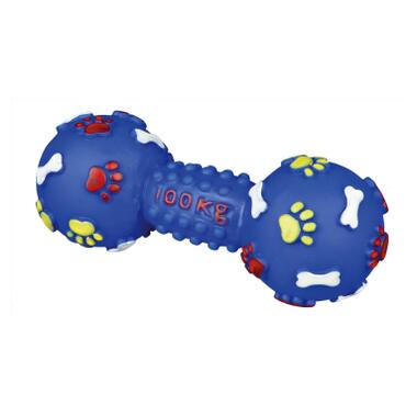 Іграшка для собак Trixie Гантель з пискавкою 15 см (4011905033617) фото №1