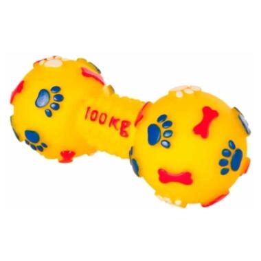 Іграшка для собак Trixie Гантель з пискавкою 15 см (4011905033617) фото №2