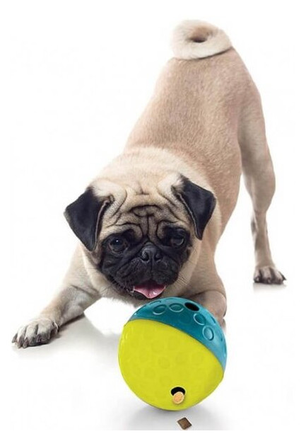 М'яч для собак Outward Hound Nina Treat Tumble Small для ласощів двоколірний 0700603673266 (no67326) фото №2