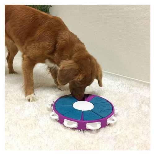 Іграшка-головоломка для собак Outward Hound Nina Ottosson Dog Twister фіолетова 0700603673358 (no67335) фото №5