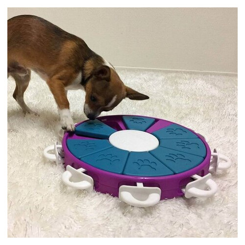 Іграшка-головоломка для собак Outward Hound Nina Ottosson Dog Twister фіолетова 0700603673358 (no67335) фото №3