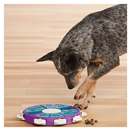 Іграшка-головоломка для собак Outward Hound Nina Ottosson Dog Twister фіолетова 0700603673358 (no67335) фото №4