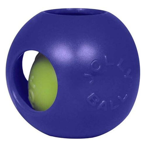 Іграшка для собак Jolly Pets М'яч подвійний Тизер болл дуже велика Блакитна (1510BL) фото №1