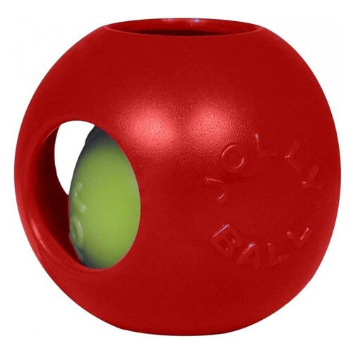 Подвійний м'яч для собак Jolly Pet TEASER BALL малий червоний 0788169150414 (1504RD) фото №1