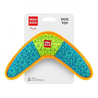Іграшка для собак WAUDOG Fun, Бумеранг, Ш 24 см, Дл 14 см блакитний (62072) (4823089348711) фото №1