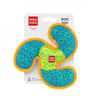 Іграшка для собак WAUDOG Fun,Пропелер, Ш 21 см, Дл 21см блакитний (62062) (4823089348704) фото №1