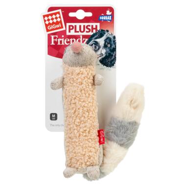 Іграшка для собак Єнот з пищалкою GiGwi Plush, текстиль, 17 см (75310) (4823089351704) фото №2
