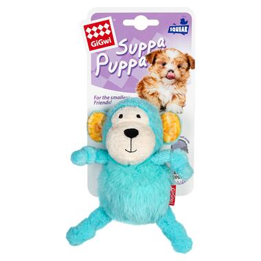 Іграшка для собак Мавпочка з мячиком всередині GiGwi Suppa Puppa, текстиль, термопластична гума, 11 см 2225 фото №2