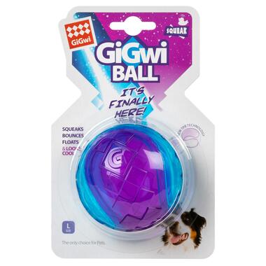 Іграшка для собак Мяч з пищалкою GiGwi BALL, гума, 8 см 2326 фото №2