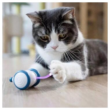 Інтерактивна іграшка для котів Wicked Mouse C0821 (Біло-синій) фото №3