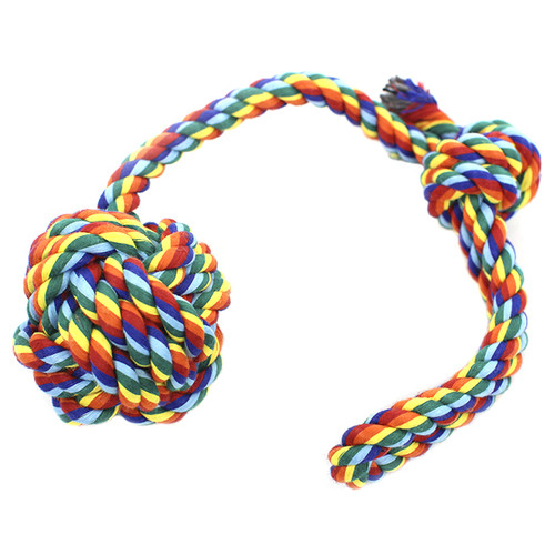 Іграшка мотузка для собак Taotaopets 031108 Multi Color Ver.1 домашніх тварин фото №5
