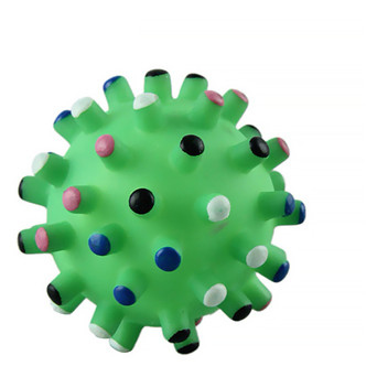Іграшка м'яч для собак Taotaopets 6,5см 065529 Green з пищалкою фото №1