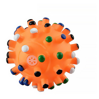 Іграшка м'яч для собак Taotaopets 6,5см 065529 Orange з пищалкою фото №2