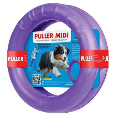 Тренувальний снаряд для собак PULLER Midi, діаметр 19,5 см (6488) (4823089301556) фото №1