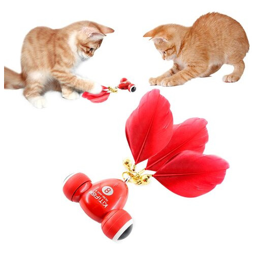 Інтерактивна іграшка для котів MayMaw Kitifish Red фото №8