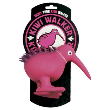 Іграшка для собак Kiwi Walker Птах ківі 8.5 см рожева (8596075000158) фото №2