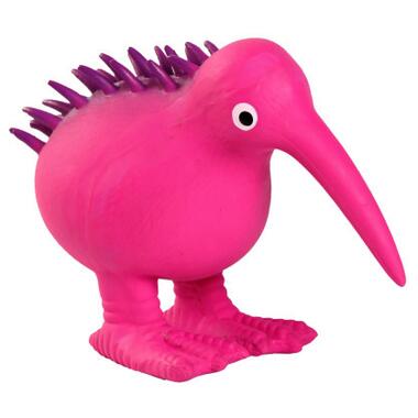 Іграшка для собак Kiwi Walker Птах ківі 8.5 см рожева (8596075000158) фото №1