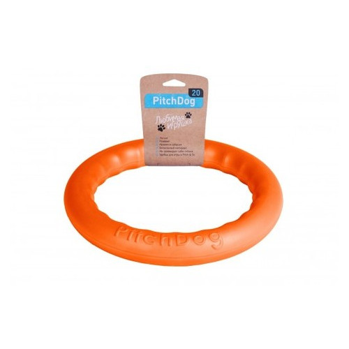 Кільце для апортування Collar PitchDog, оранжеве, діаметр - 20 см (cl-62374) фото №1