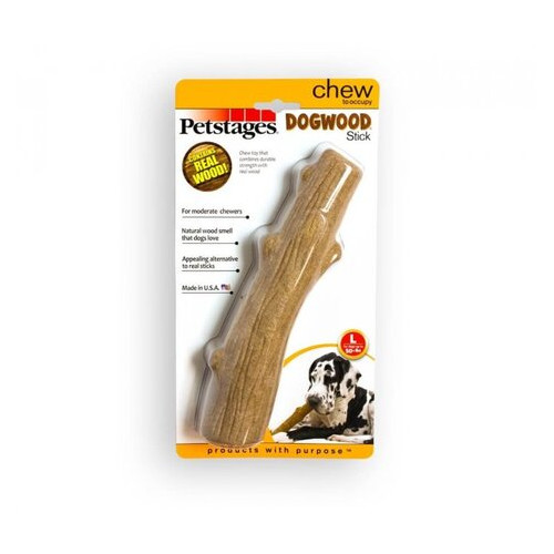 Іграшка для собак Petstages Dogwood Stick Міцна гілка велика (pt219) фото №1