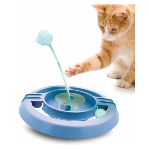 Іграшка для кішок Petstages Wobble Track Blu Трек-неваляшка блакитна 0700603677608 (pt67760) фото №2