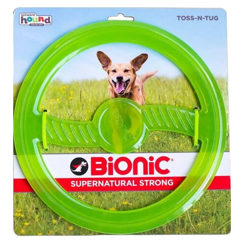 Іграшка для собак Bionic Opaque Toss N Tug Кільце Зелений (bc30074) фото №2