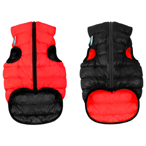 Курточка двостороння для собак Airy Vest XS30 Червоно-чорна (1589) фото №4