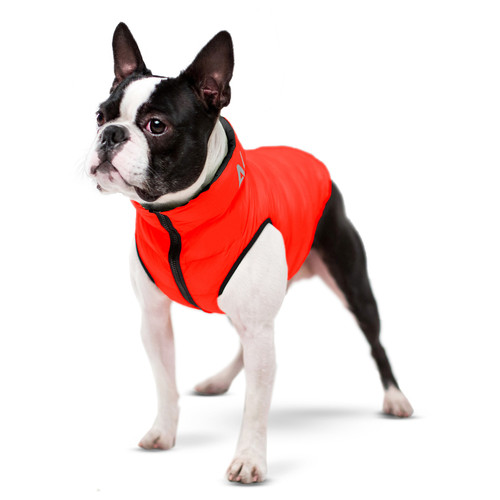 Курточка двостороння для собак Airy Vest XS30 Червоно-чорна (1589) фото №1