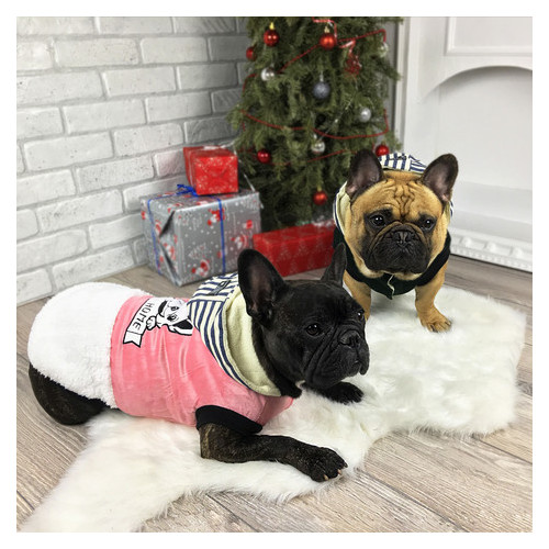 Зимняя жилетка для собак FrenchDog Pink XL   фото №1