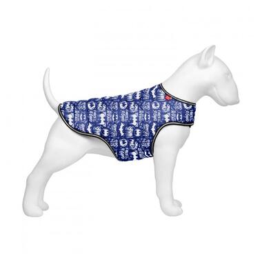 Курточка-накидка для собак WAUDOG Clothes, малюнок Бетмен біло-блакитний, XXS, А 23 см, B 29-36 см, З 14-20 см (501-4001) (4823089358932) фото №1